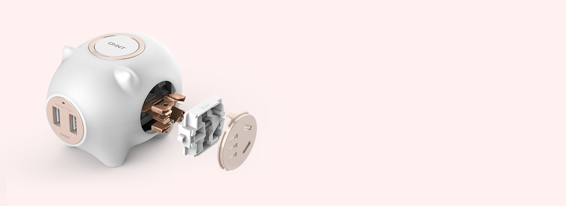 要萌，更要安全
 正泰排插泰嘟嘟系列創意...