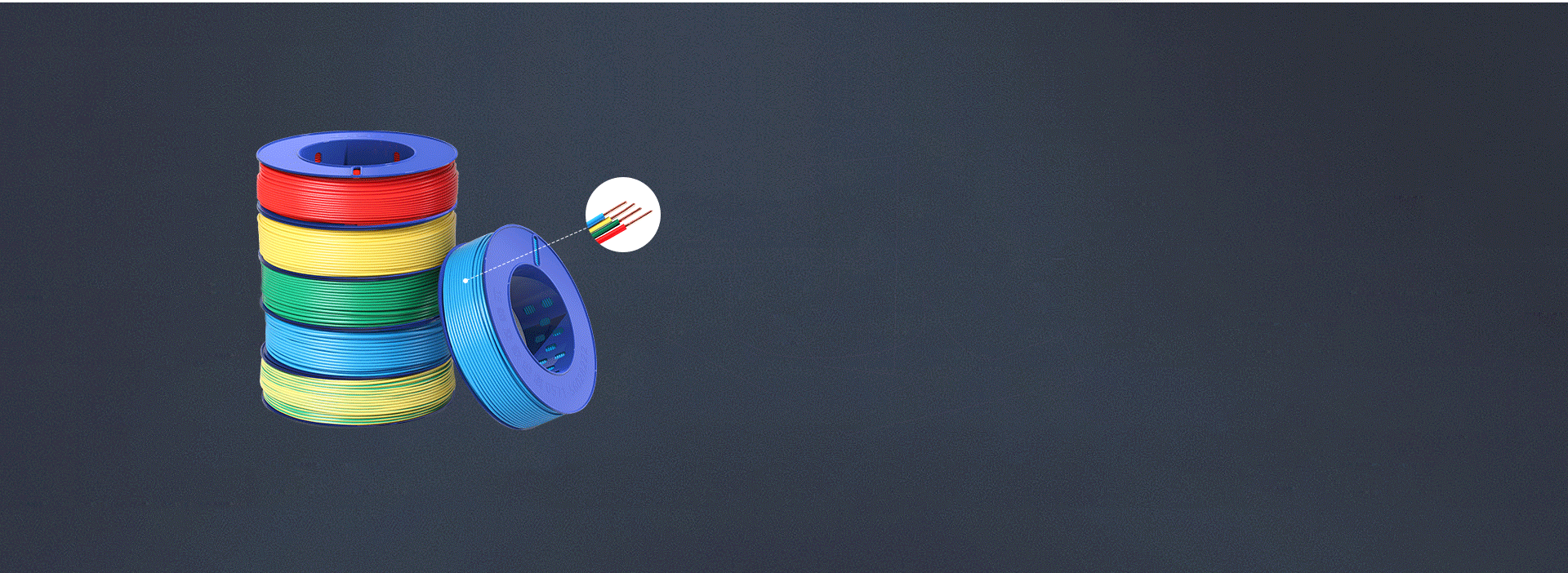 導電“加速度” 銅芯采用高純度無氧銅，...