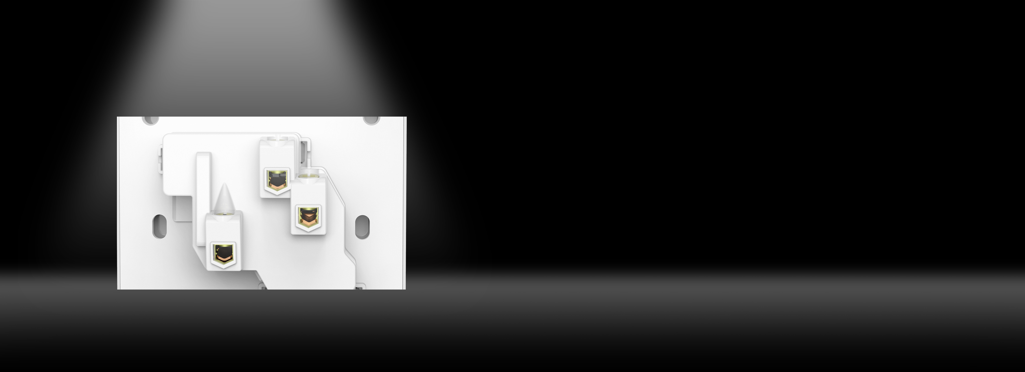 粗細線輕松混接 V型大孔徑接線結構，可...