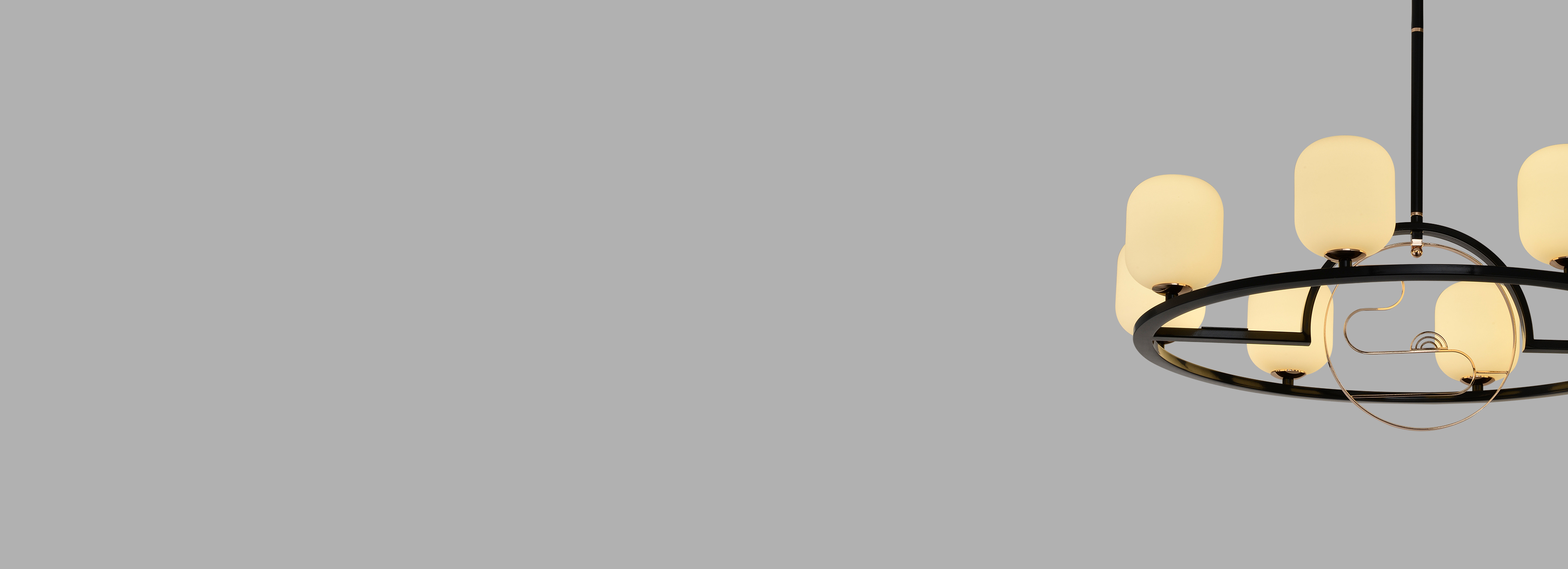 鐵藝結構 正泰吊燈XDD94系列采用鐵...