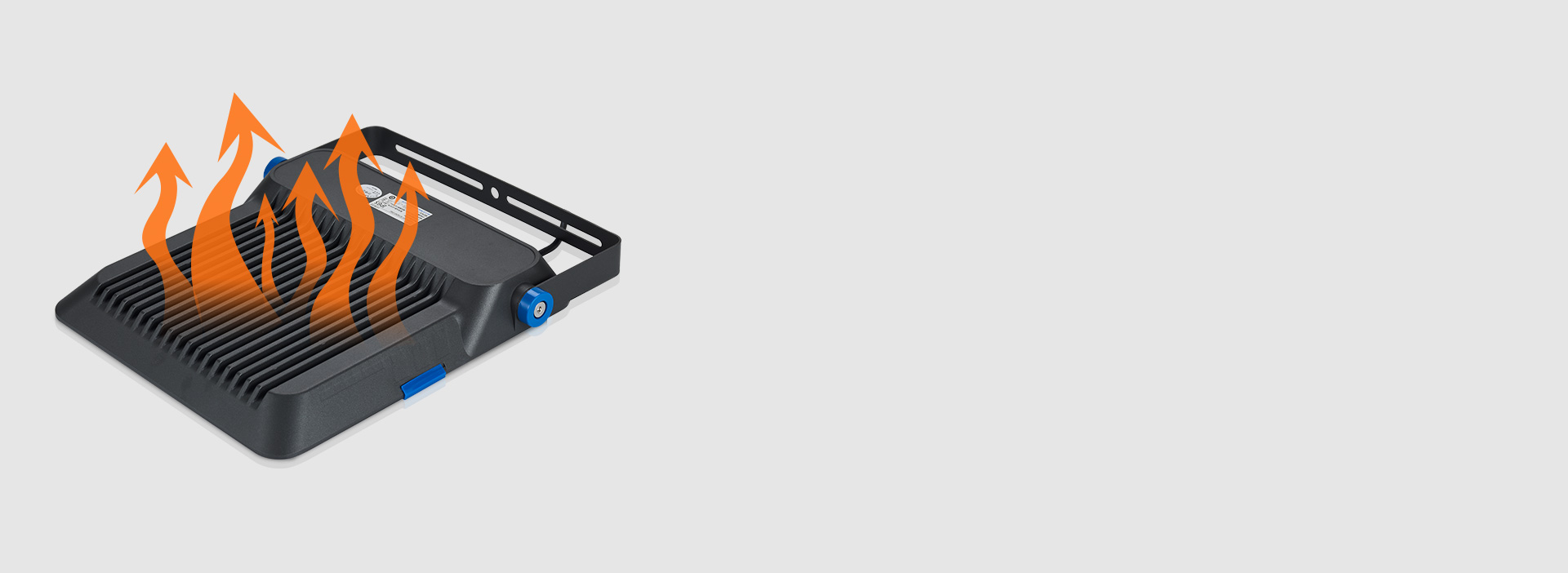 空氣對流設計，加速內外散熱
 多片式對稱...