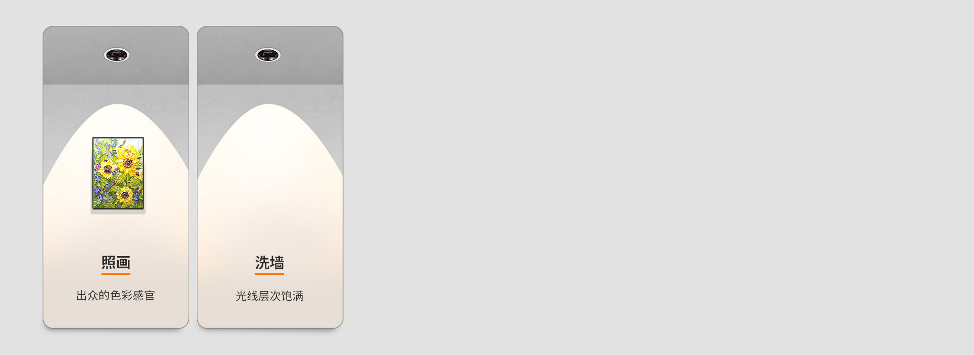 45°光束角柔美動(dòng)人 洗墻照畫質(zhì)感出色...