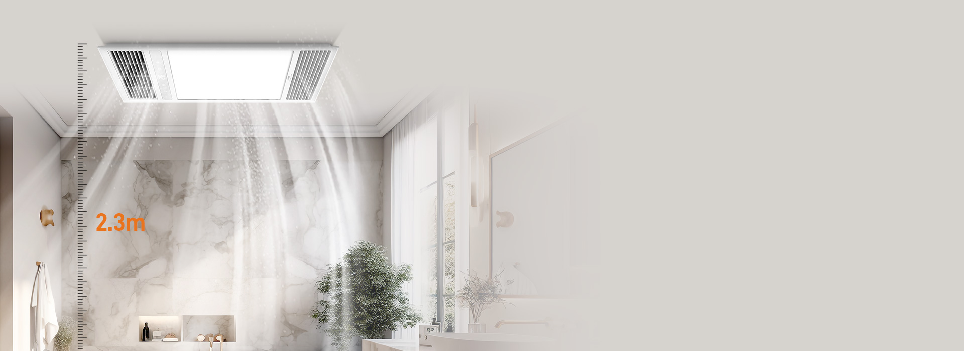 強勁送風，快速換氣 150mm大風輪，...